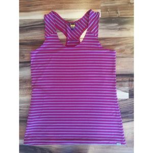 Eddie Bauer Travex Tank Top sz M Pink Gray